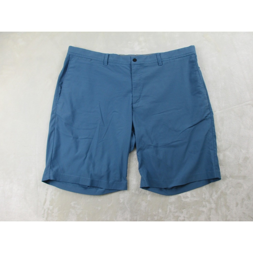 Nike Tiger Woods Shorts Mens 40 Blue Chino Pockets DriFit Golf Golfer Casual
